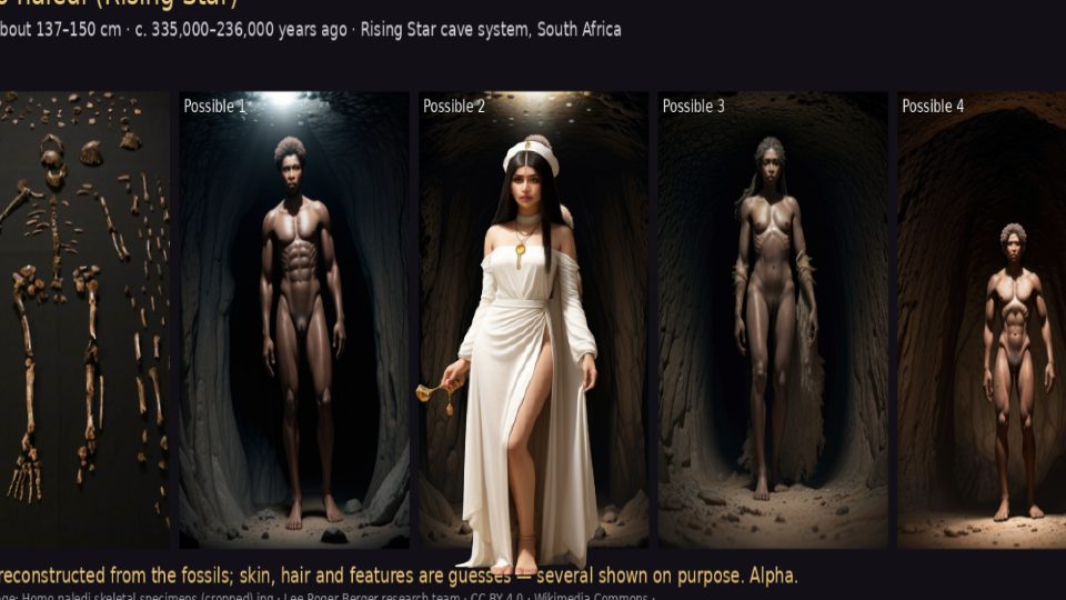 A priestess of neith at sais — Body naledi