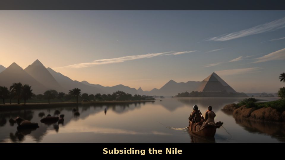 Subsiding the Nile