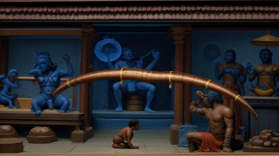Composite bow — Hindu vamana trivikrama
