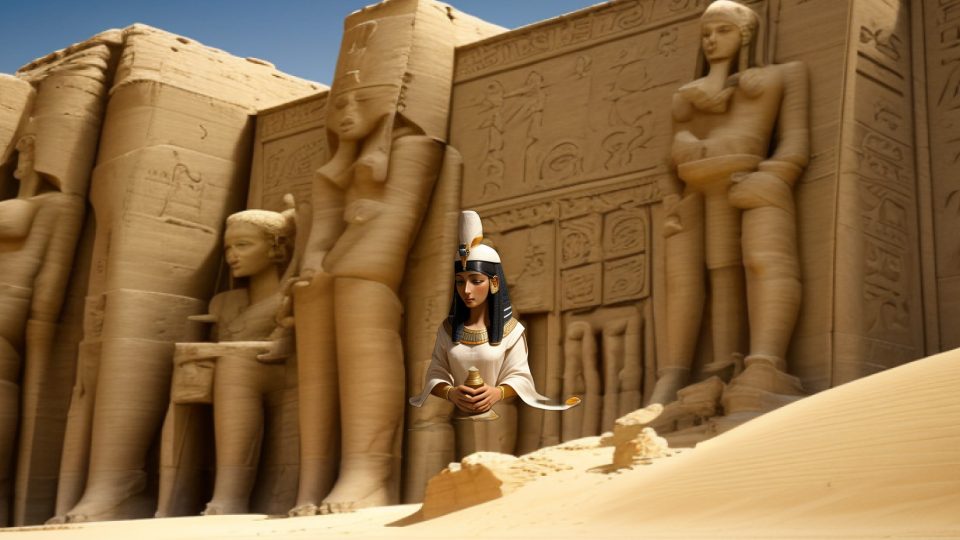 Wax headcone — Nile abu simbel