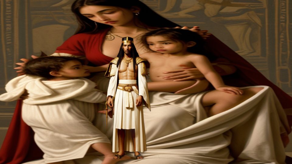 Sonchis of sais — Latona children mengs