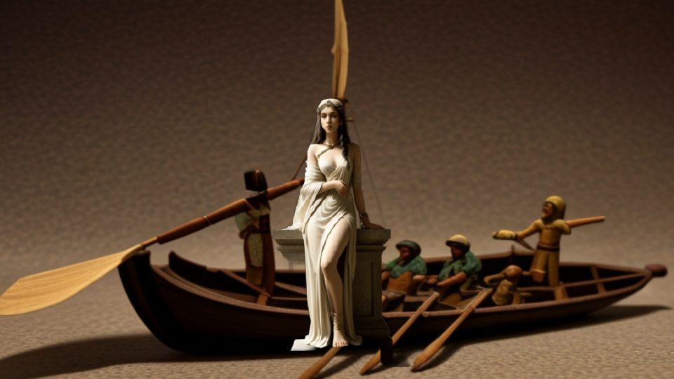 The pythia — Bfh egypt model boat