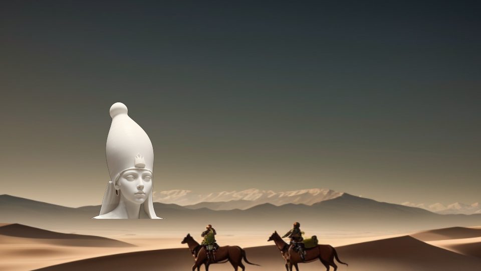 Hedjet white crown — Neo tassili herders