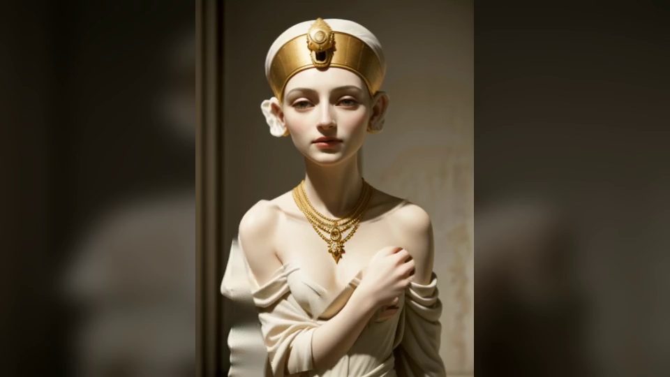 Standing statue of Nefertiti, Neues Museum
