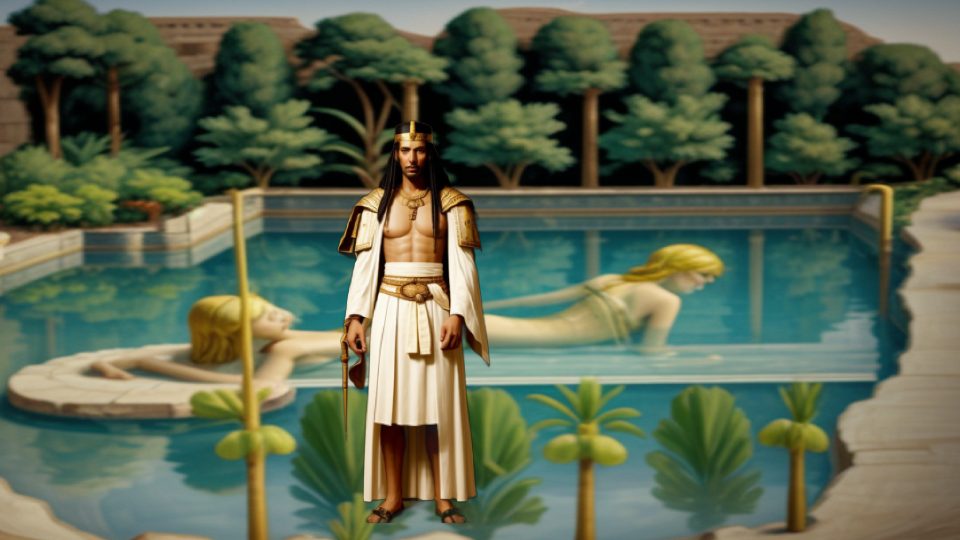 Sonchis of sais — Bfh nebamun fish pool