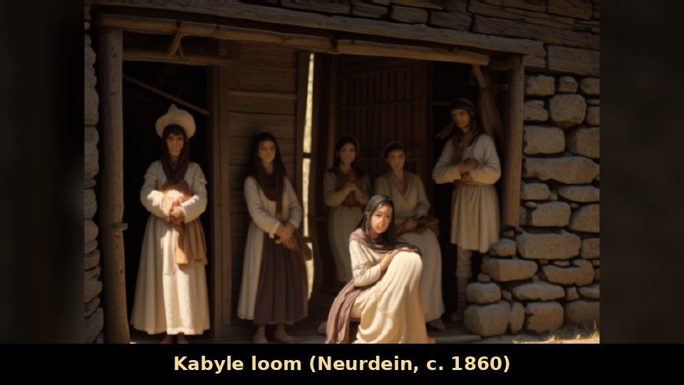 Kabyle loom (Neurdein, c. 1860)
