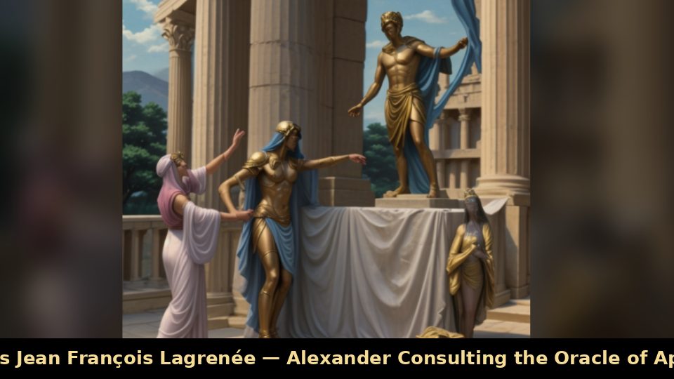 Louis Jean François Lagrenée — Alexander Consulting the Oracle of Apollo