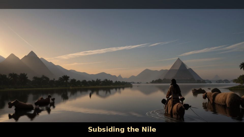 Subsiding the Nile