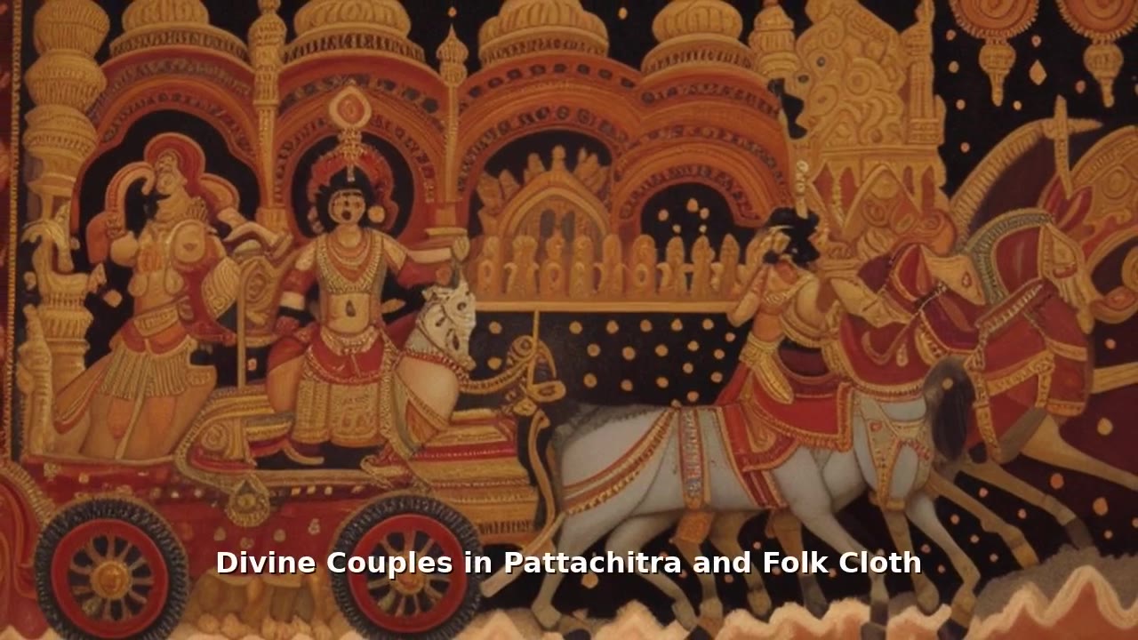 Hindu myth: paintings & temple cloths: Scenes Remade