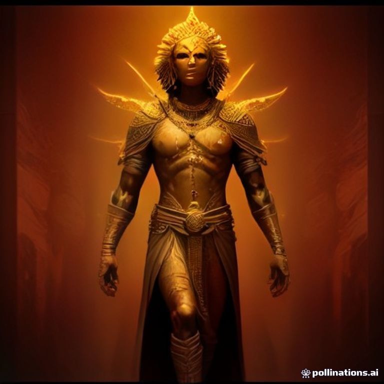 a golden ankh, cinematic