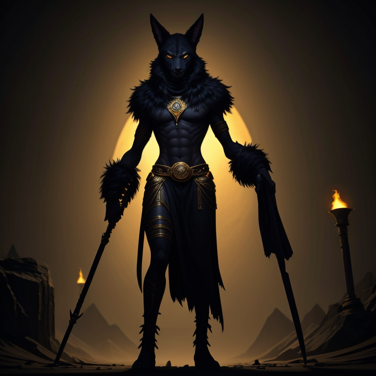 Made with Halloween: Anpu the Jackal Warden