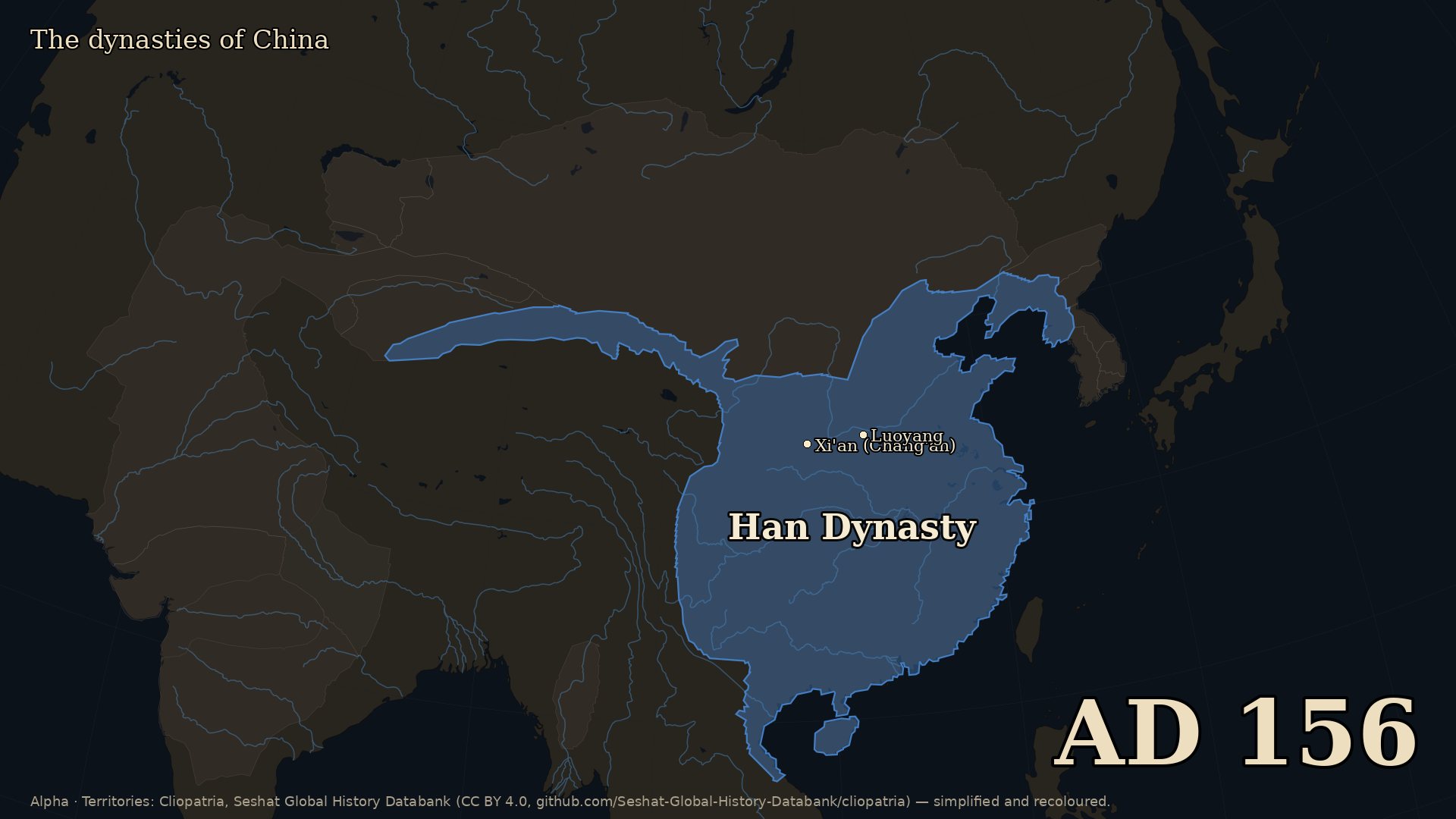 The dynasties of China