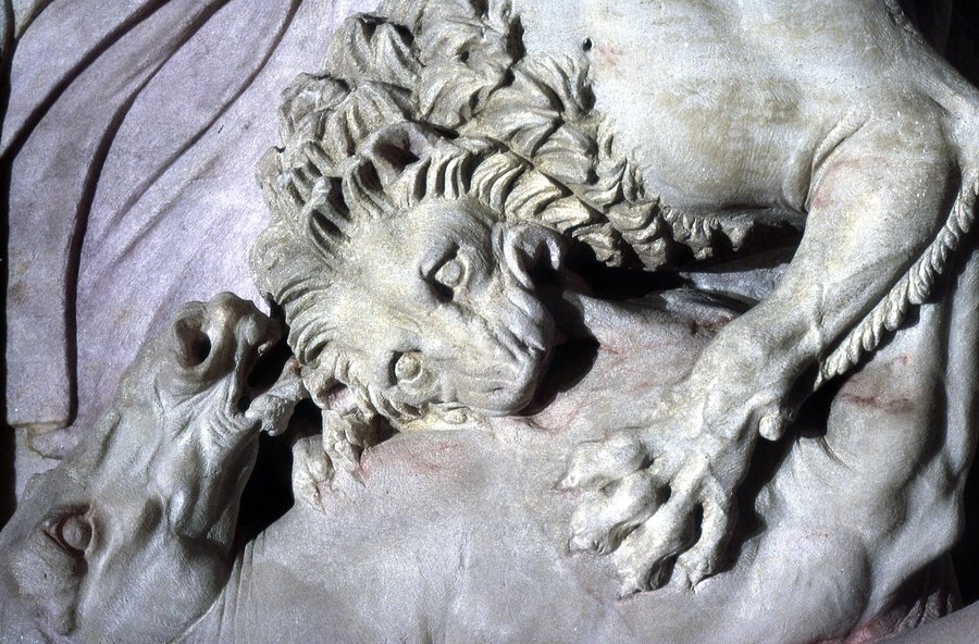 The Alexander Sarcophagus hunting scene — original