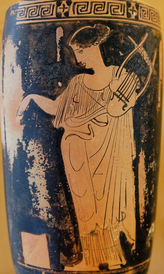 A kithara player — original