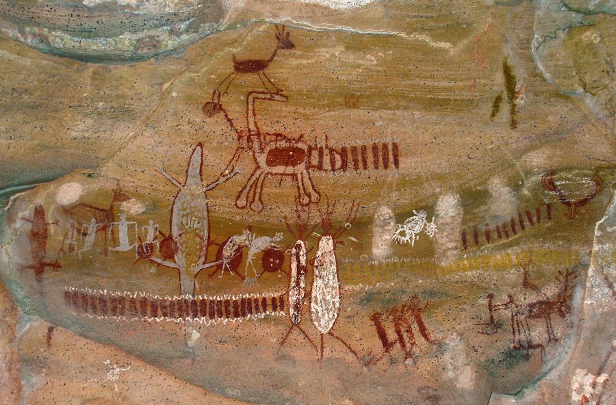 Paintings of Serra da Capivara — original