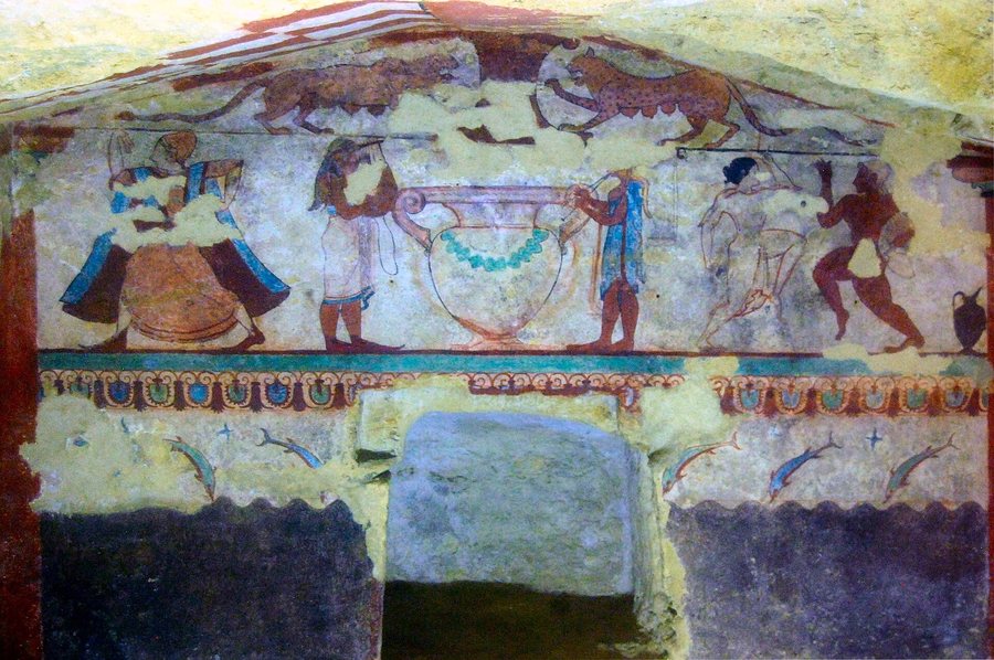 Tomb of the Lionesses, Tarquinia — original