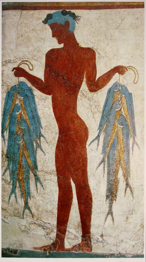 The Akrotiri fisherman — original