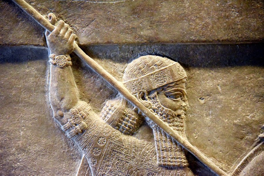 The lion hunt of Ashurbanipal — original
