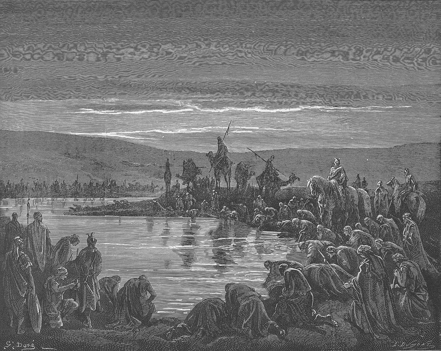Gideon's trumpets and jars — original