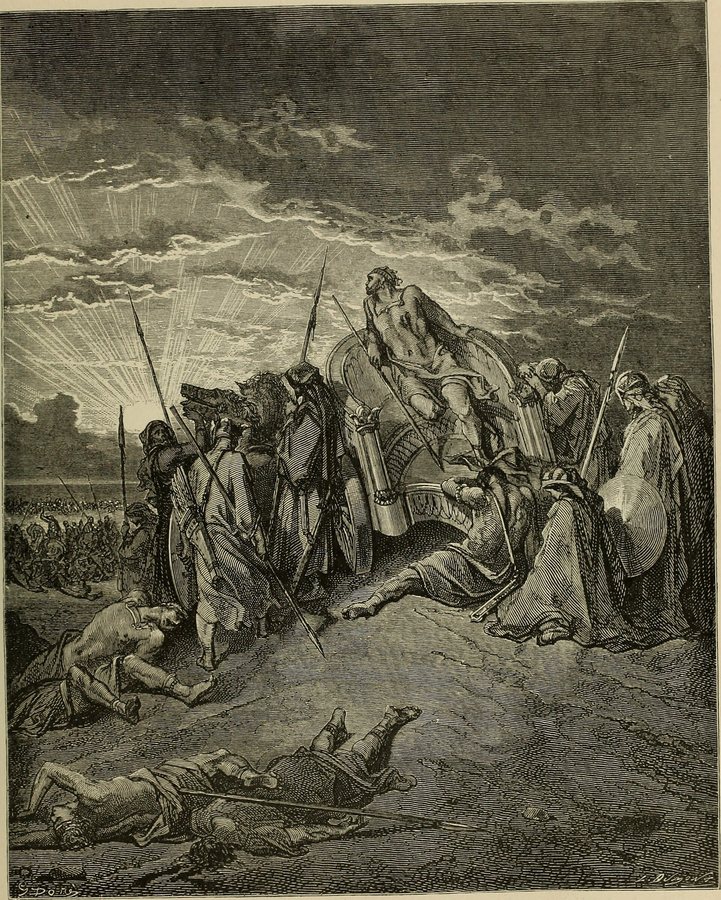 Jehoshaphat sends the singers before the army — original