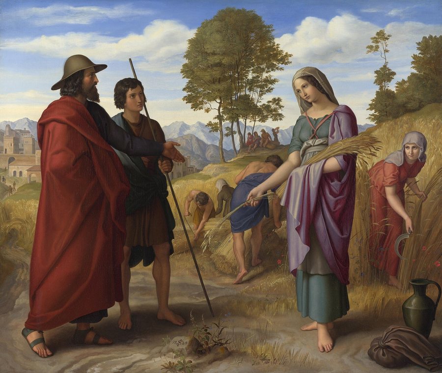 Ruth in the field of Boaz — original