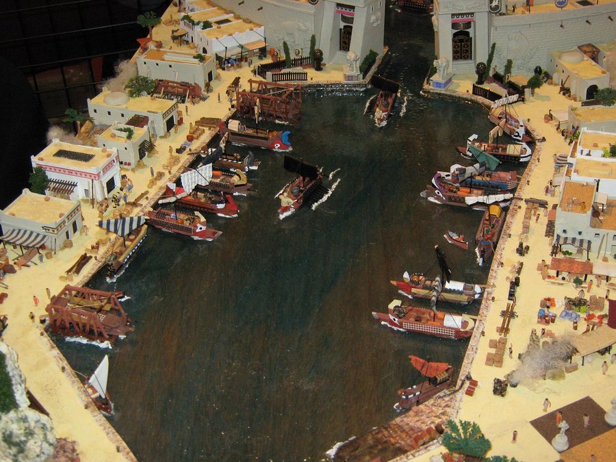 Model of the merchant port of Carthage — original