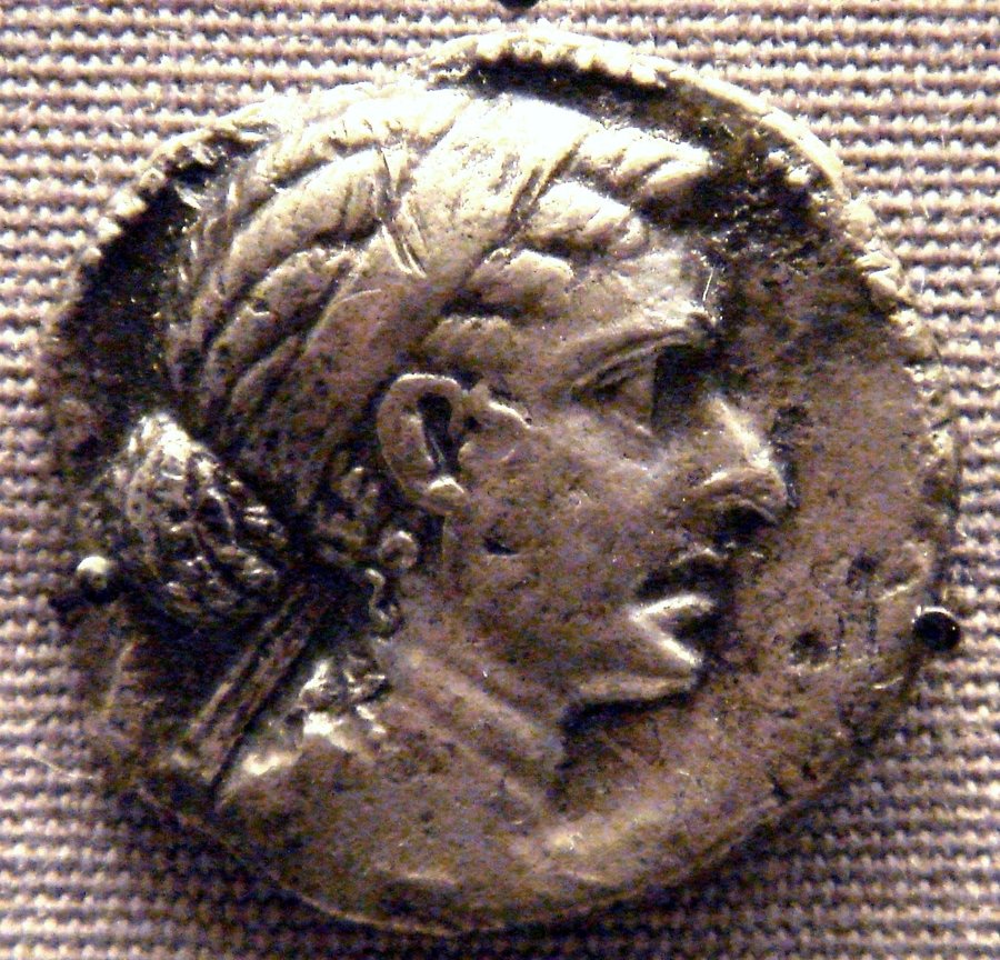 Cleopatra VII tetradrachm, Ascalon mint — original