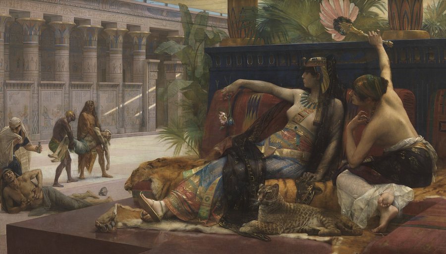 Cleopatra Testing Poisons on Condemned Prisoners (later imagining) — original