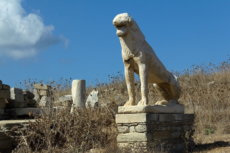 Terrace of the Lions, Delos — original