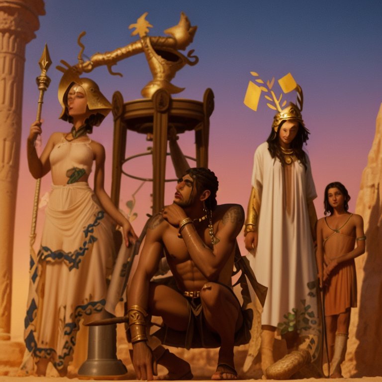Libyan (Amazigh) — Half vaporwave