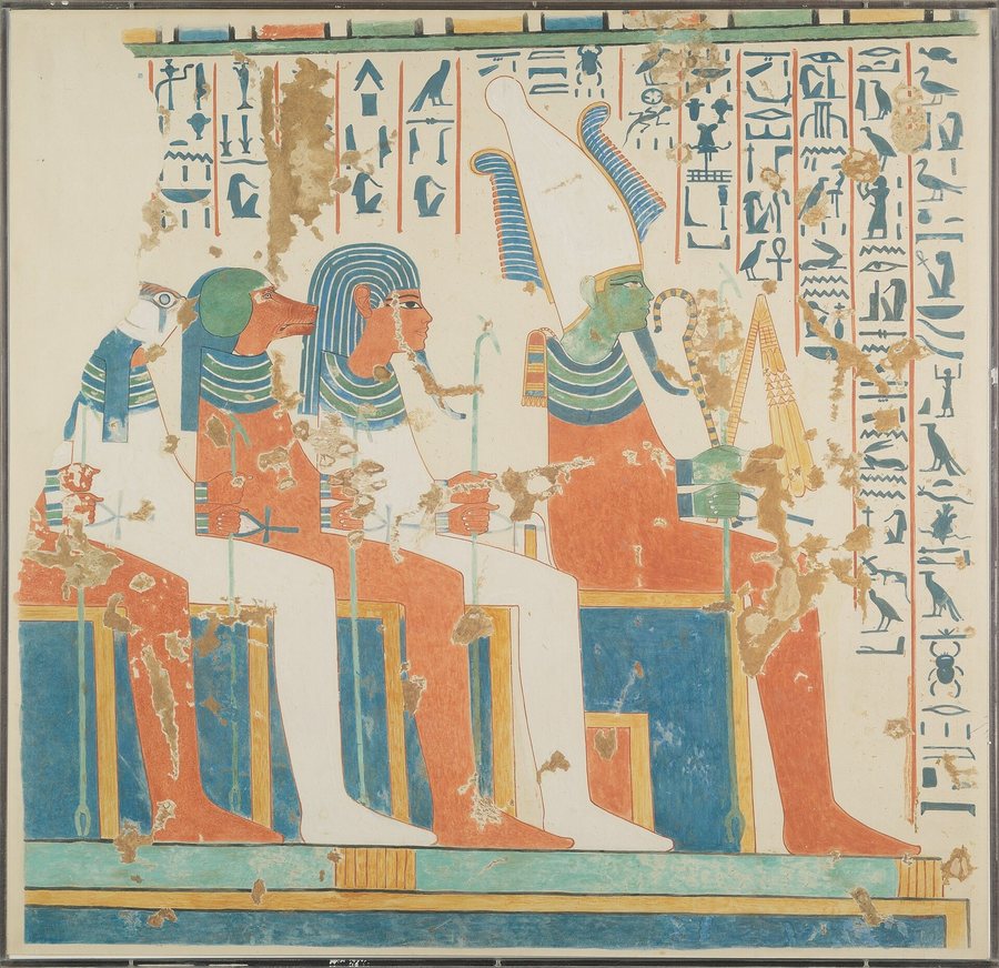 Osiris and the Four Sons of Horus — original