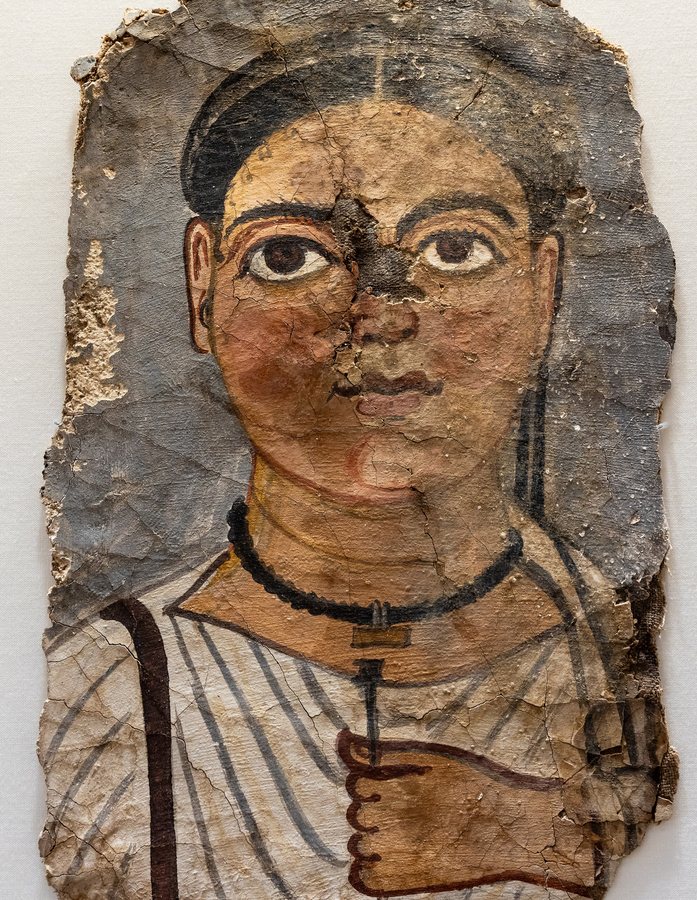Mummy portrait of a child, Athens EAM 1631 — original