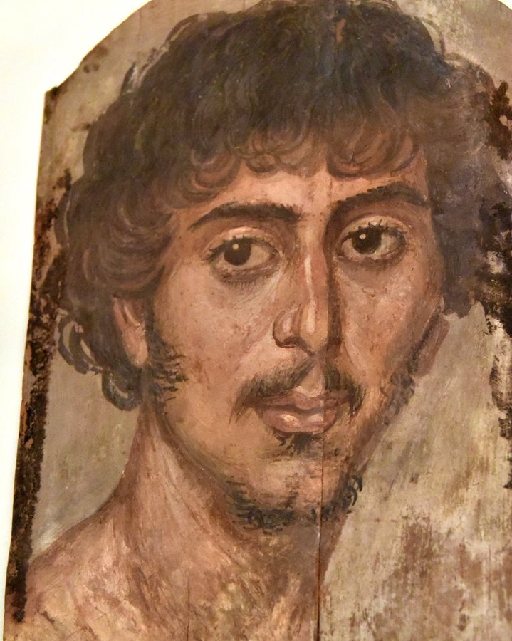 Mummy portrait of a young man, er-Rubayat — original