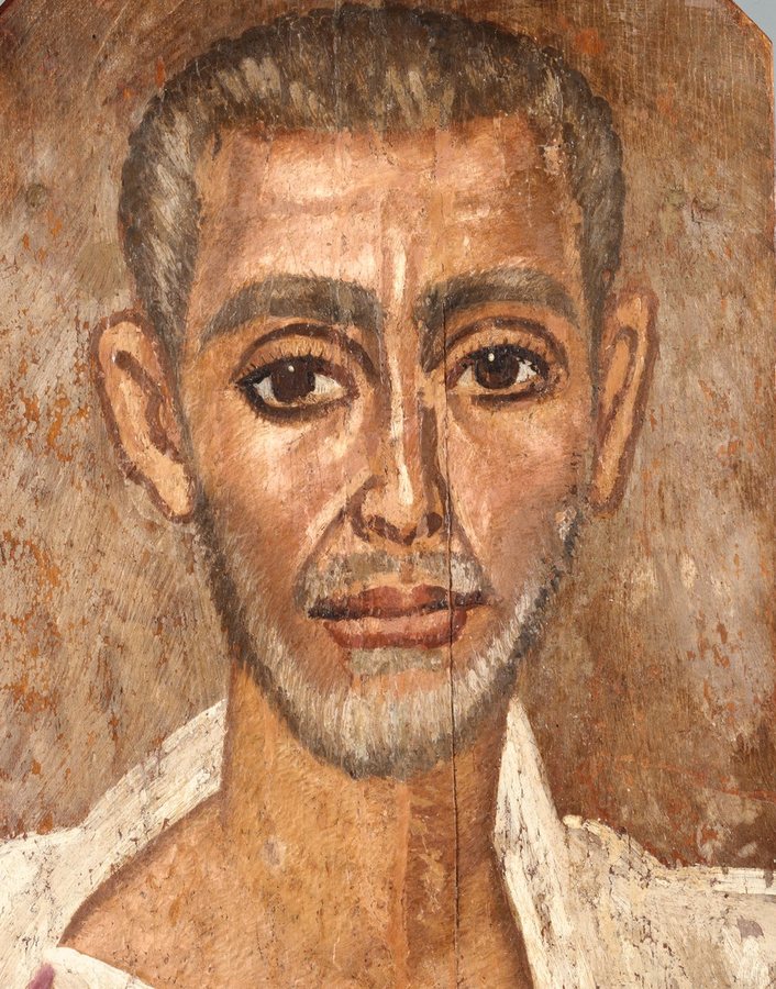Mummy Portrait of a Bearded Man — original