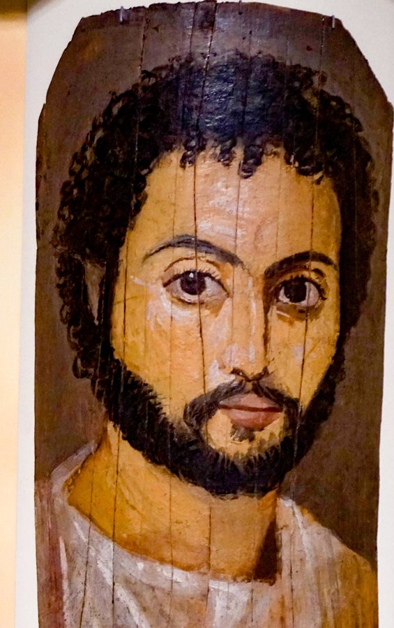 Mummy portrait of a man, Tübingen Inv. 7517 — original