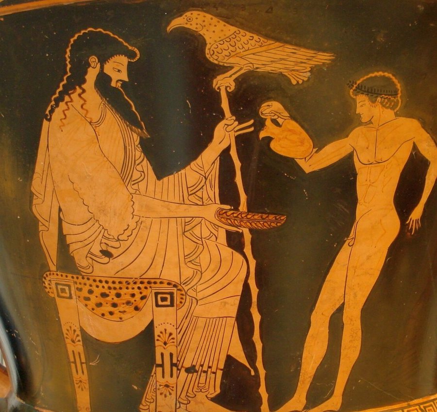 Zeus and Ganymede — original