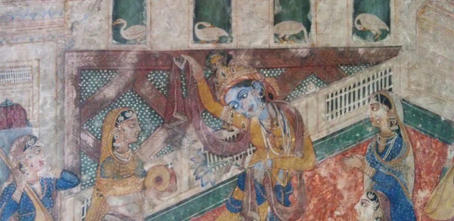 Krishna with the gopis — original