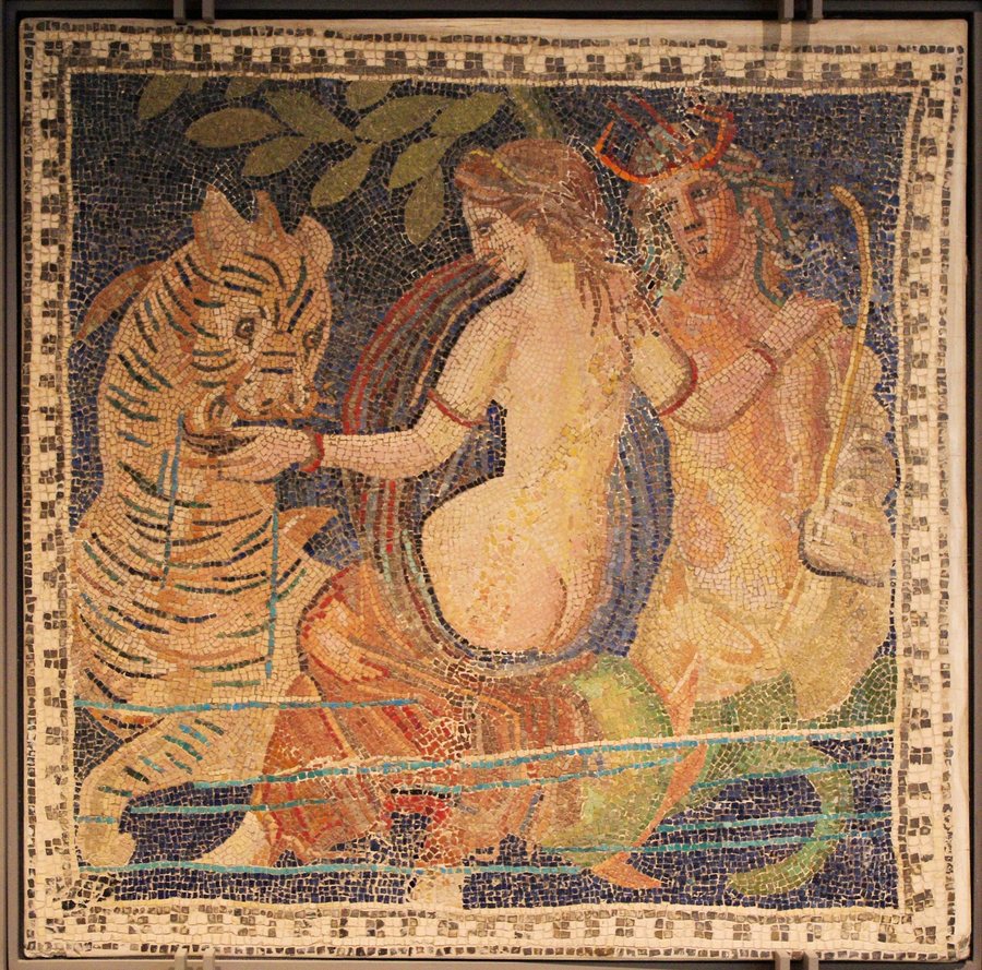 A nereid feeds the sea-tiger — original