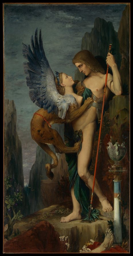 Oedipus and the Sphinx — original