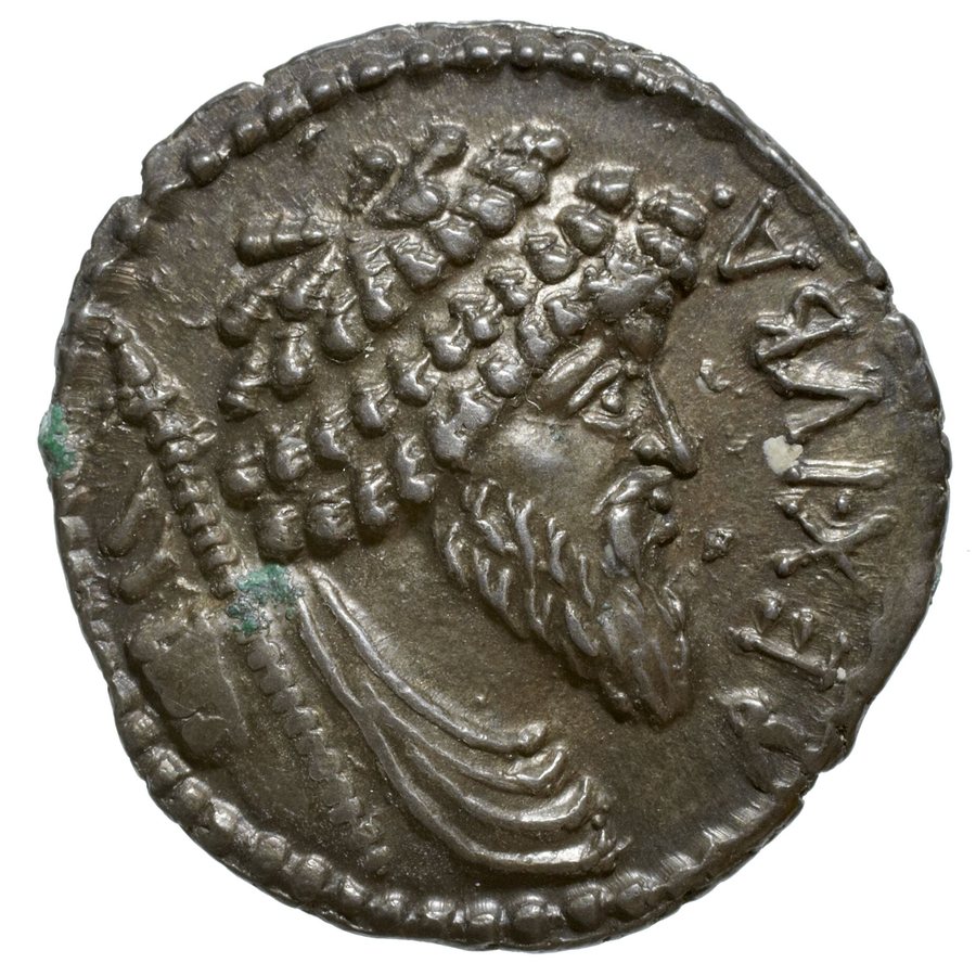 Denarius of Juba I of Numidia — original