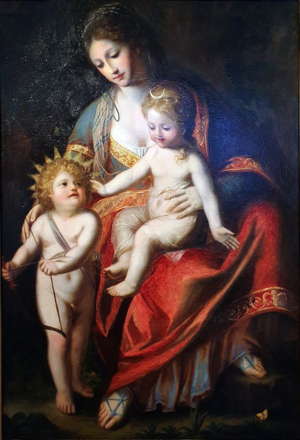 Latona with her children Apollo and Diana (Anton Raphael Mengs, 1769) — original