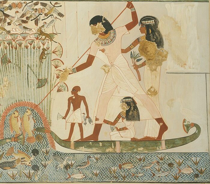 Menna spearing fish — original