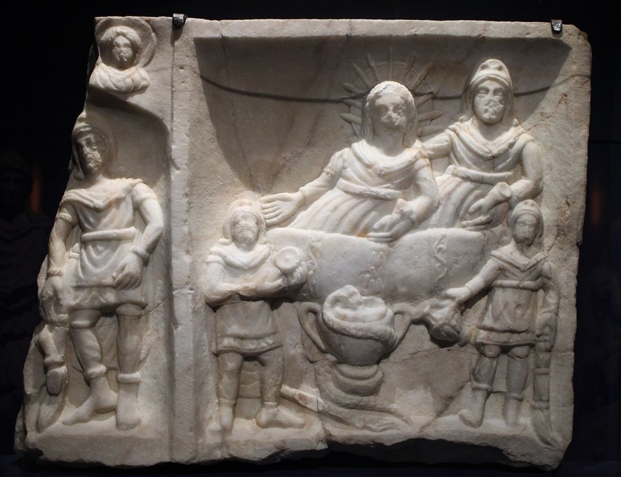 The banquet of Mithras and Sol — original