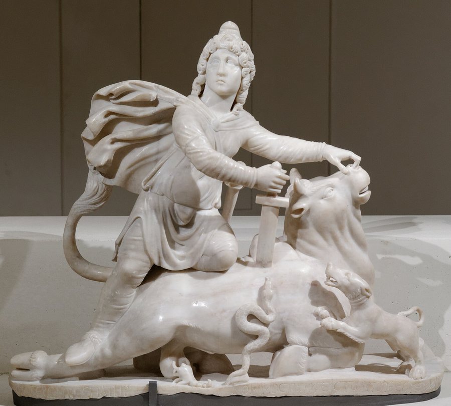 Mithras slaying the bull (Louvre) — original
