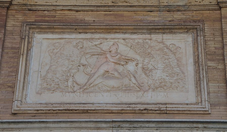 A Roman tauroctony relief — original
