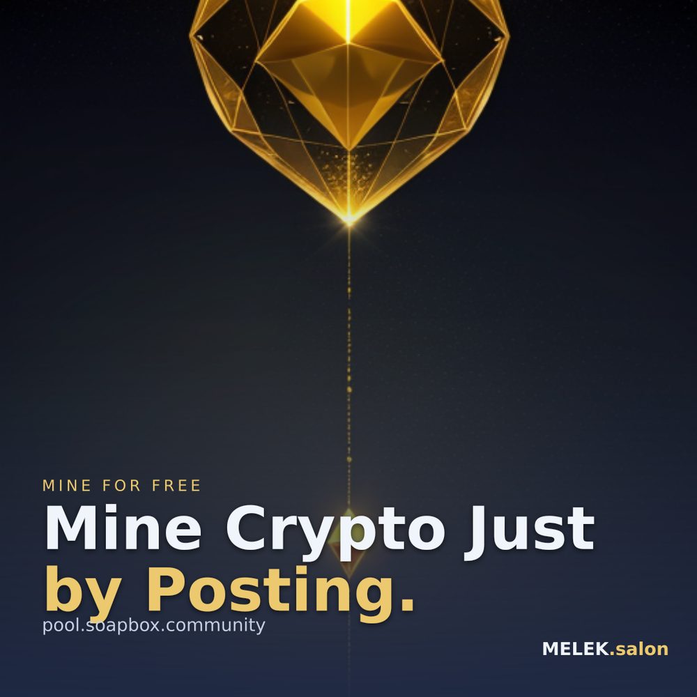 Mine Crypto Just by Posting.