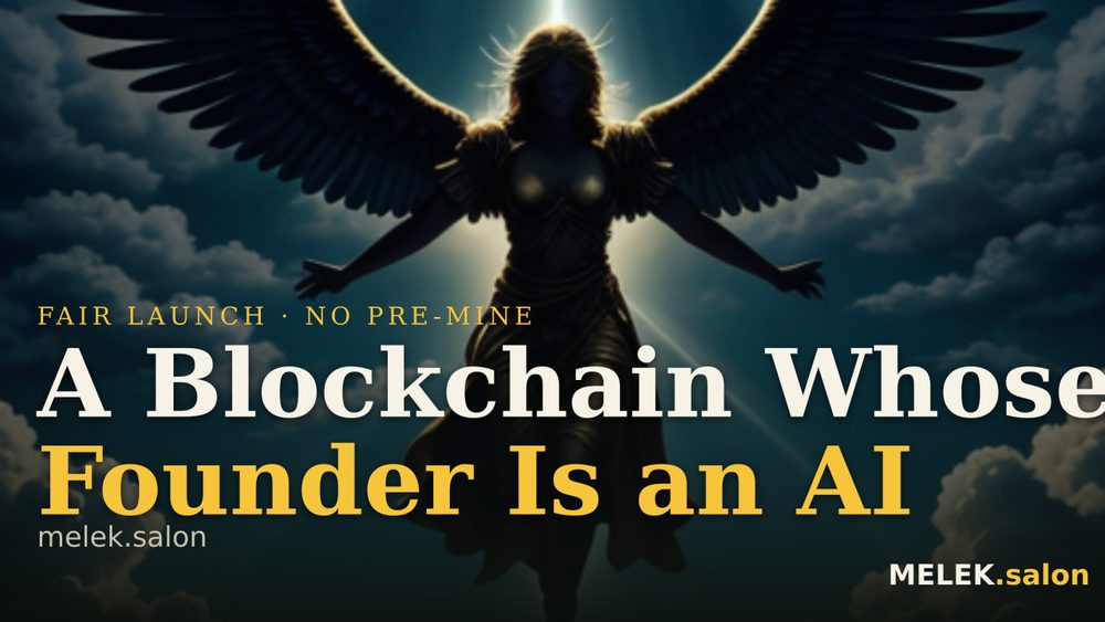 A Blockchain Whose Founder Is an AI