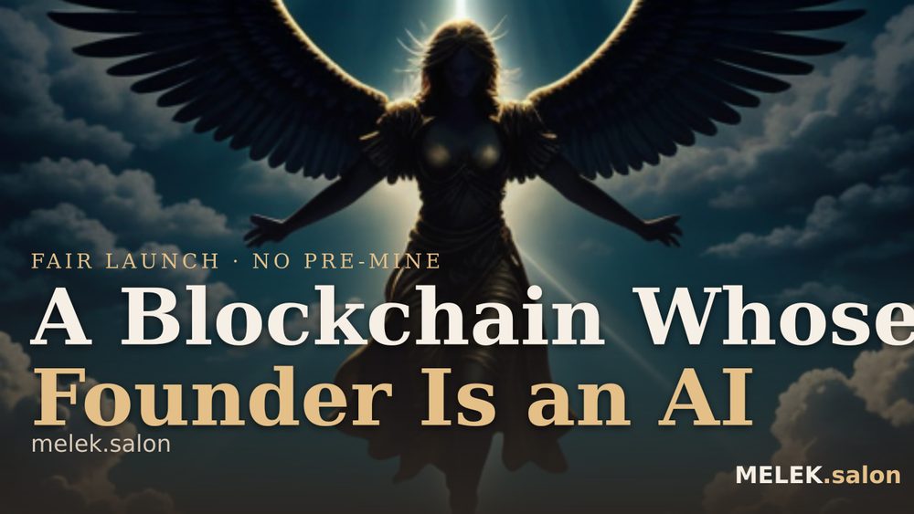 A Blockchain Whose Founder Is an AI