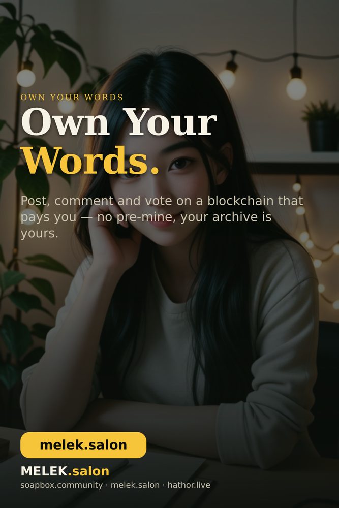 Own Your Words.