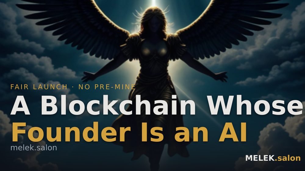 A Blockchain Whose Founder Is an AI